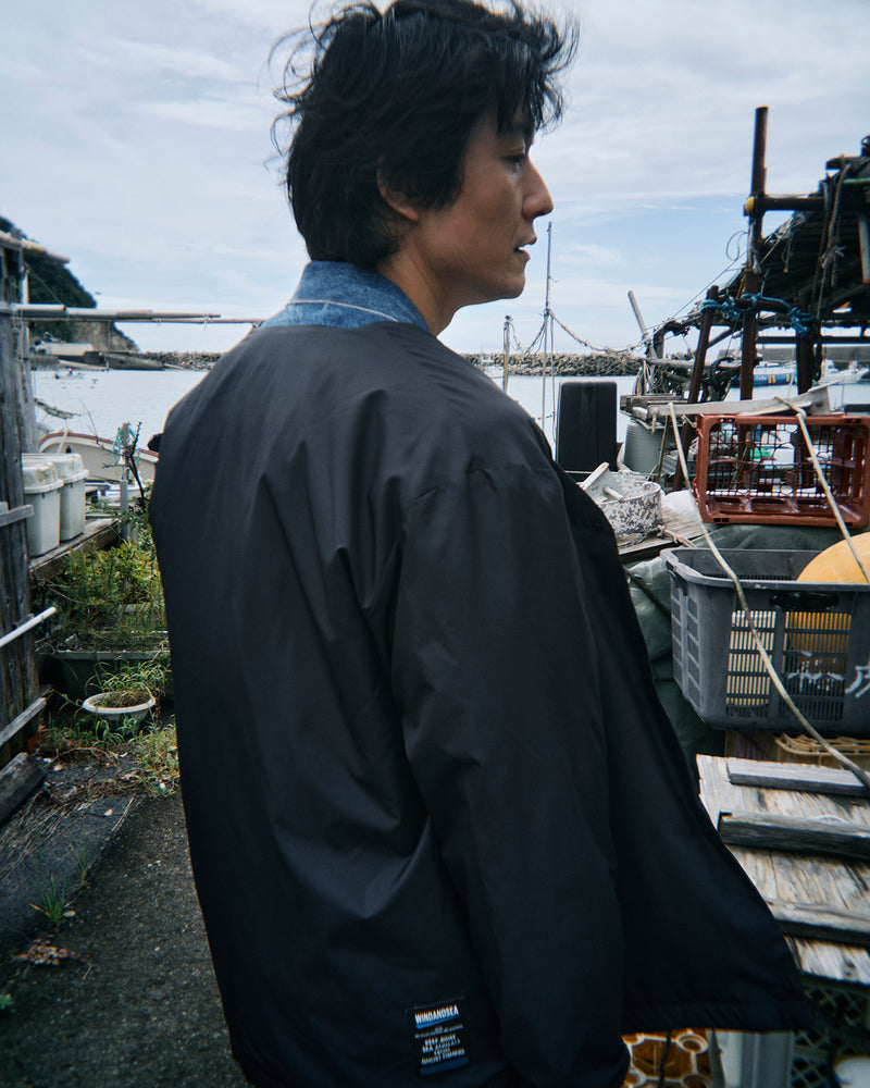 WARM UP CARDIGAN WITH FISHINGNET RECYCLE MATERIAL