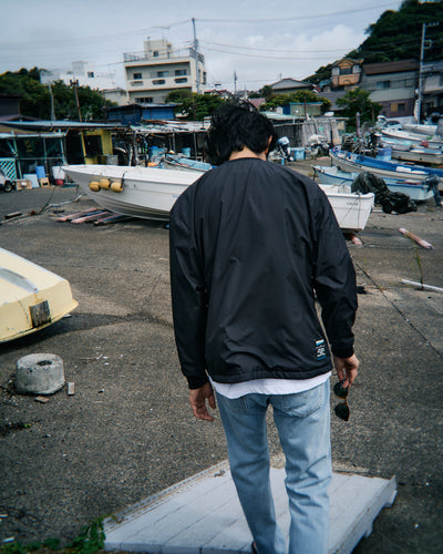 WARM UP PULLOVER SHIRT WITH FISHINGNET RECYCLE MATERIAL
