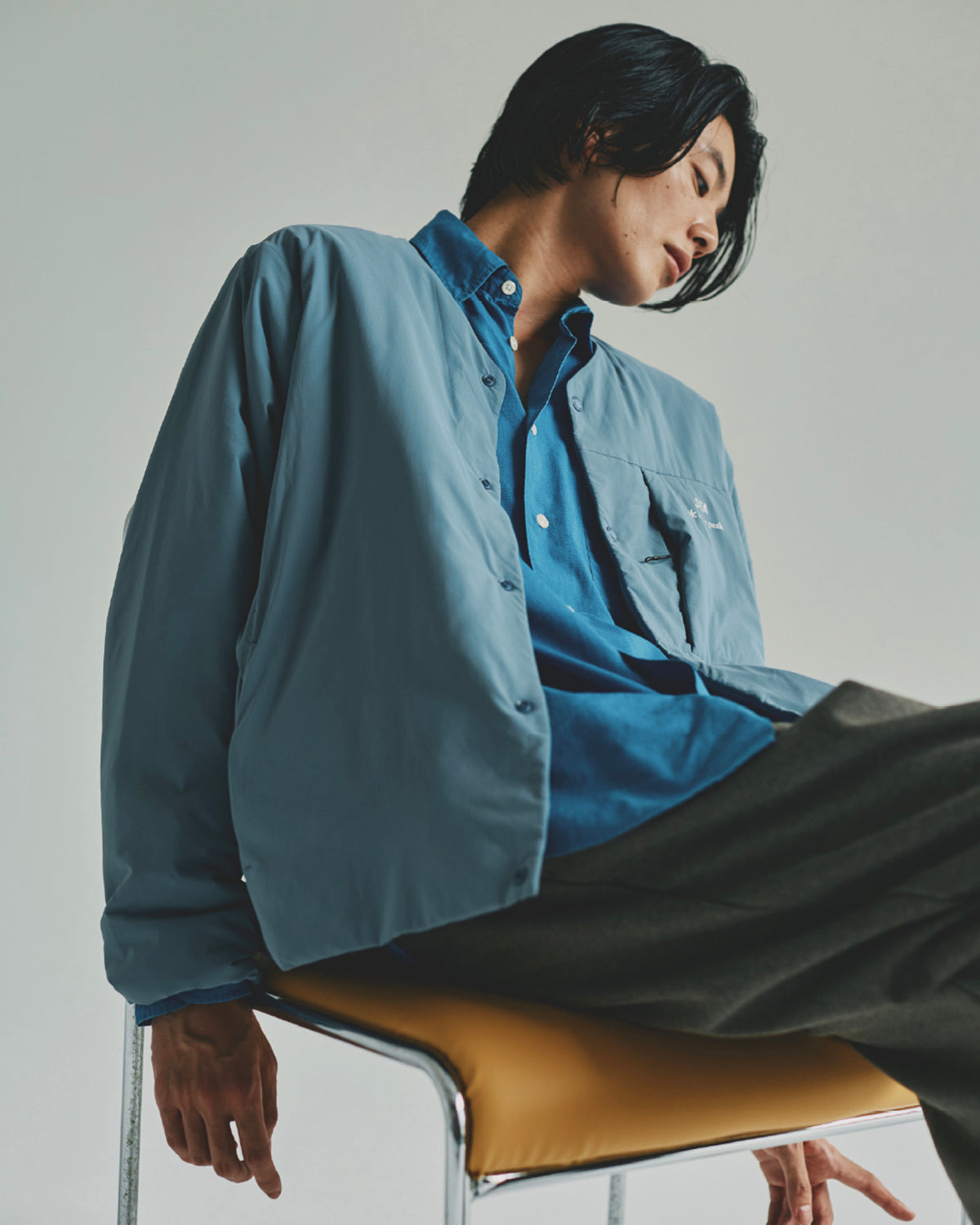 snow peak x WDS Flexible Insulated Cardigan