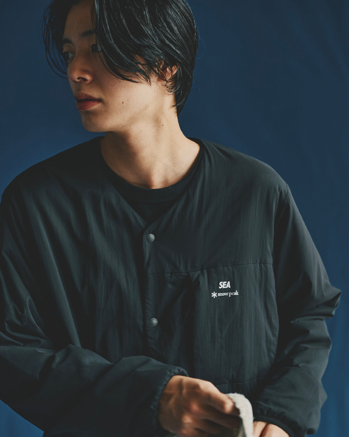 snow peak x WDS Flexible Insulated Cardigan