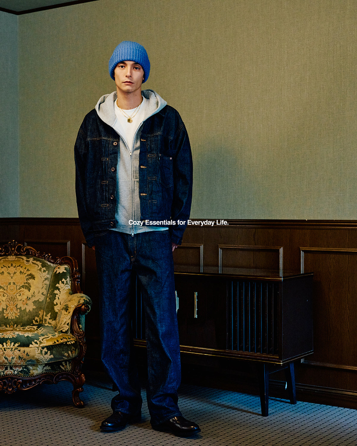 COZY DENIM PANTS