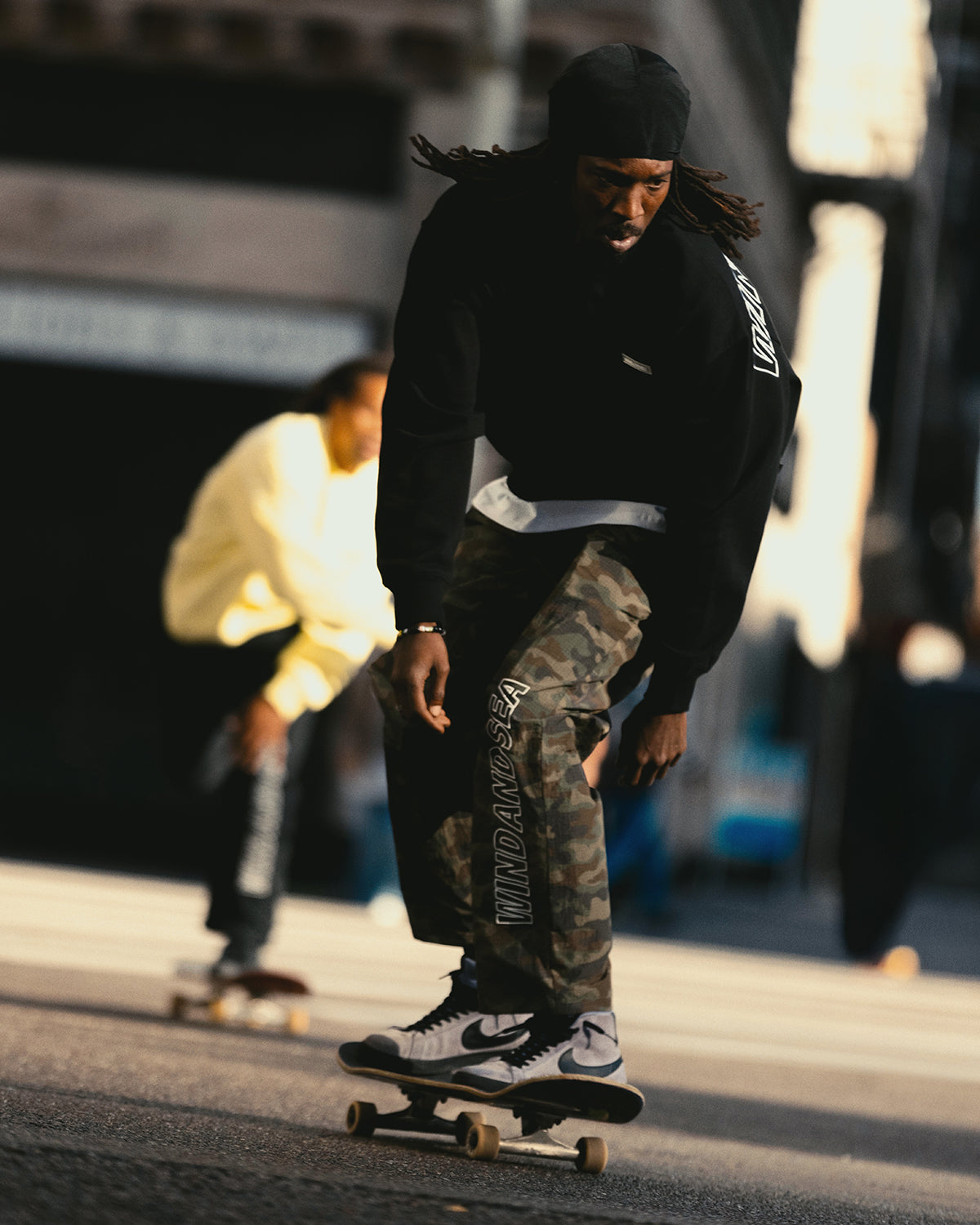 BIG LOGO NYLON PANTS