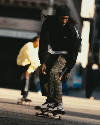 BIG LOGO NYLON PANTS