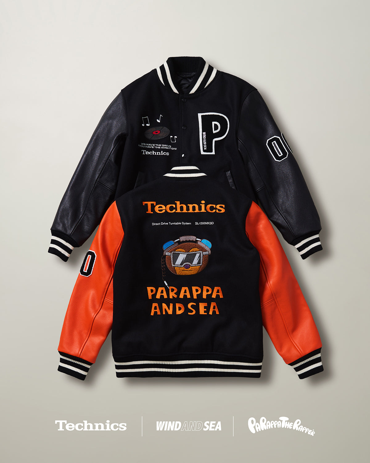 Technics x PARAPPA x WDS NUMBERING STADIUM JACKET