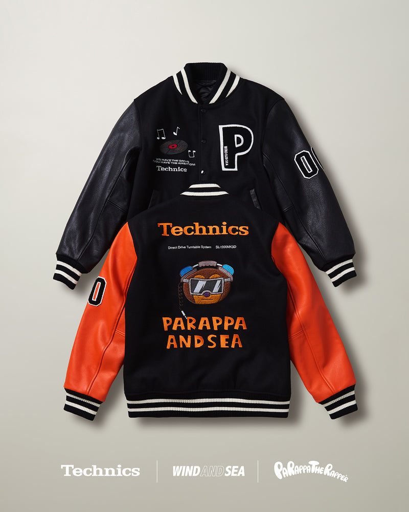 Technics x PARAPPA x WDS NUMBERING STADIUM JACKET