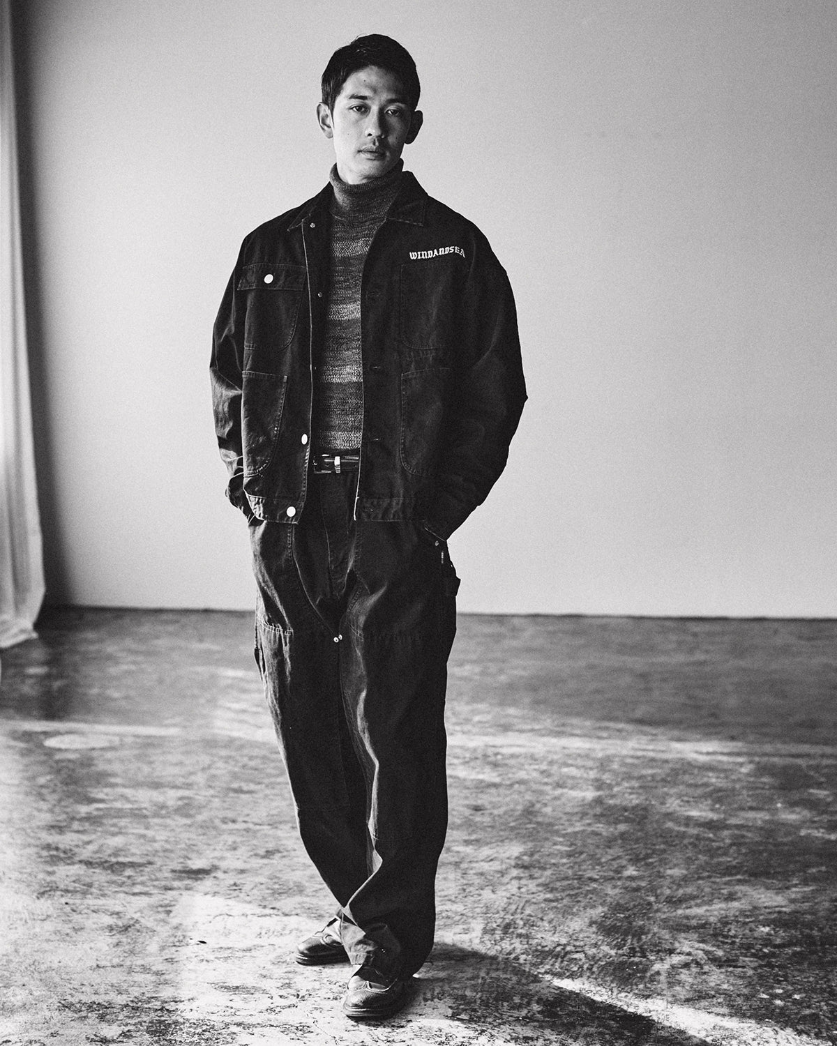BLACK BANDANA DUCK JACKET