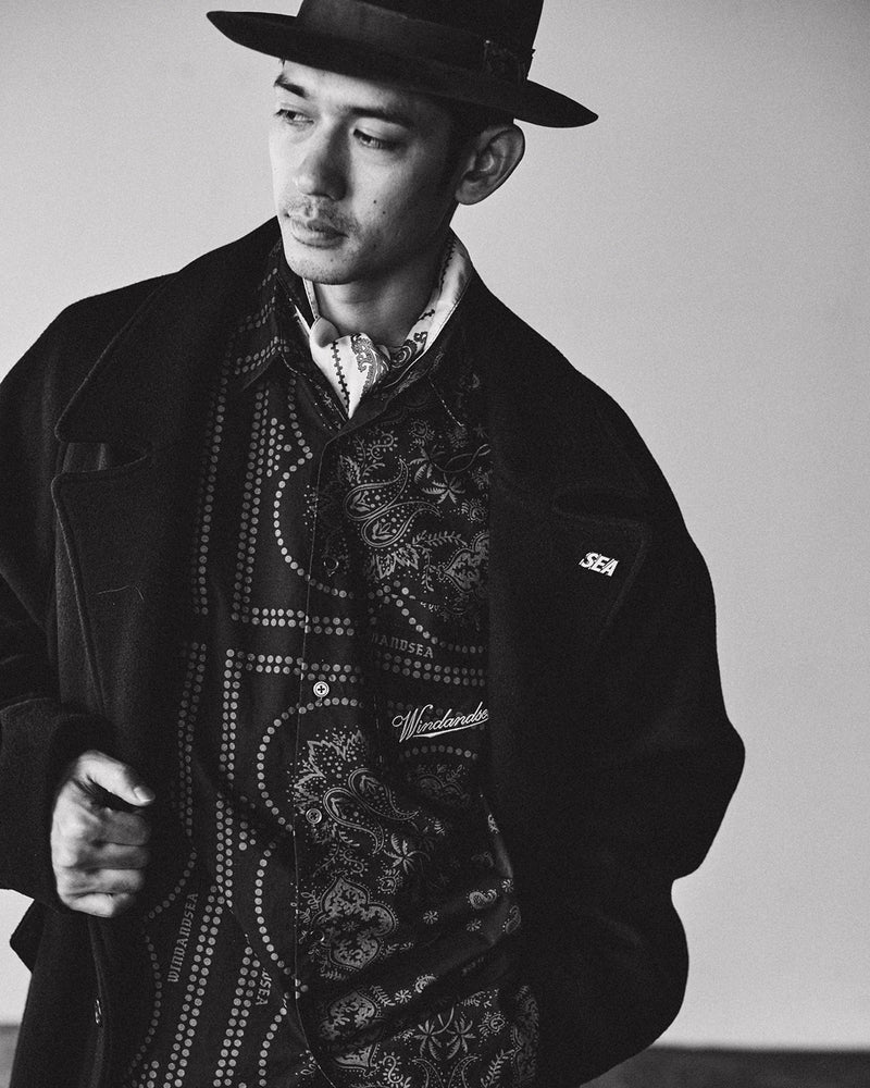 BLACK BANDANA L/S SHIRT
