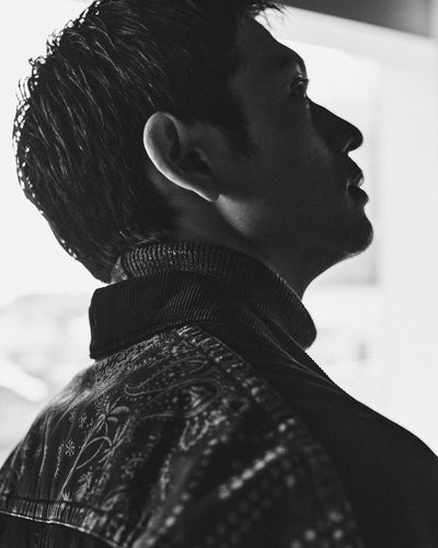 BLACK BANDANA BLOUSON