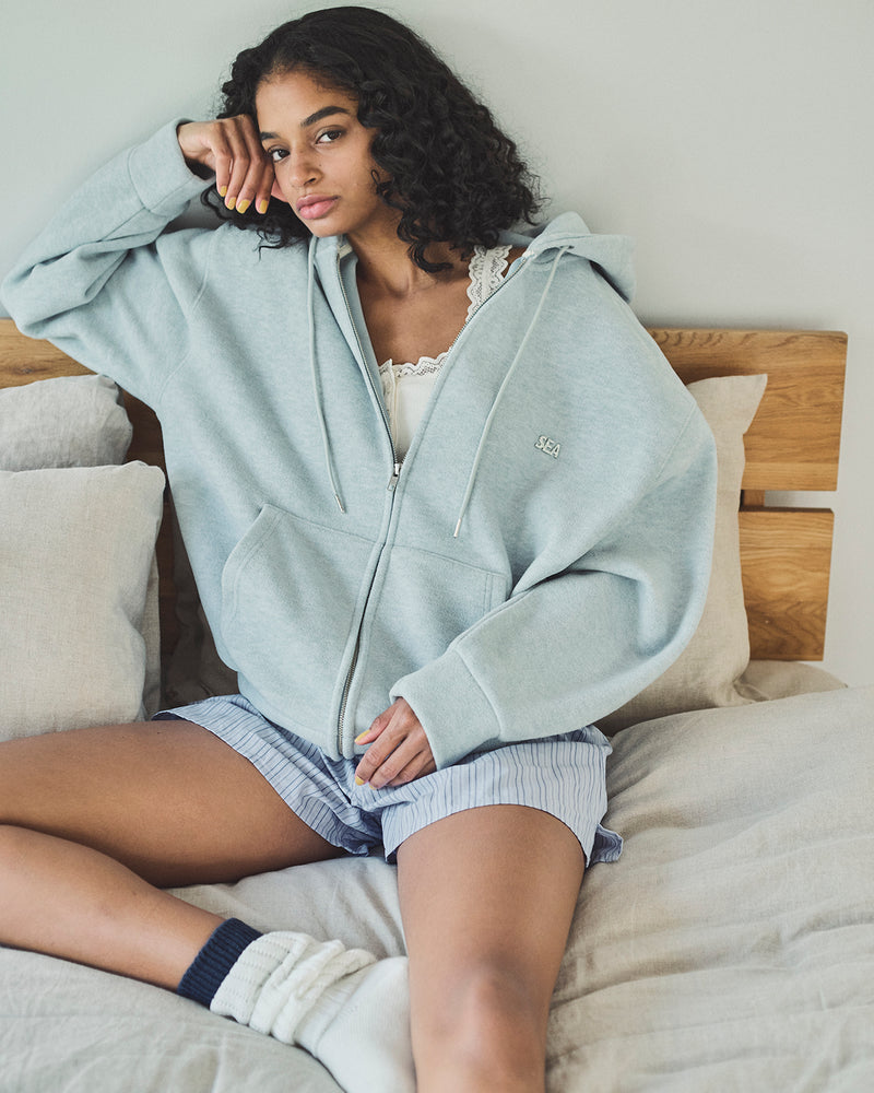HEAVEY FLEECE ZIP UP HODIE