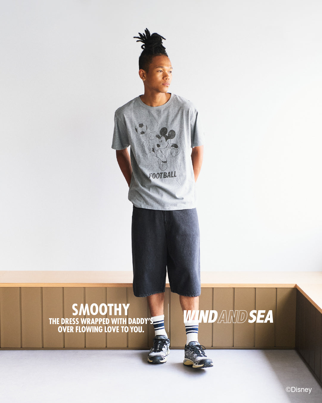 SMOOTHY x WDS FOOTBALL S/S tee