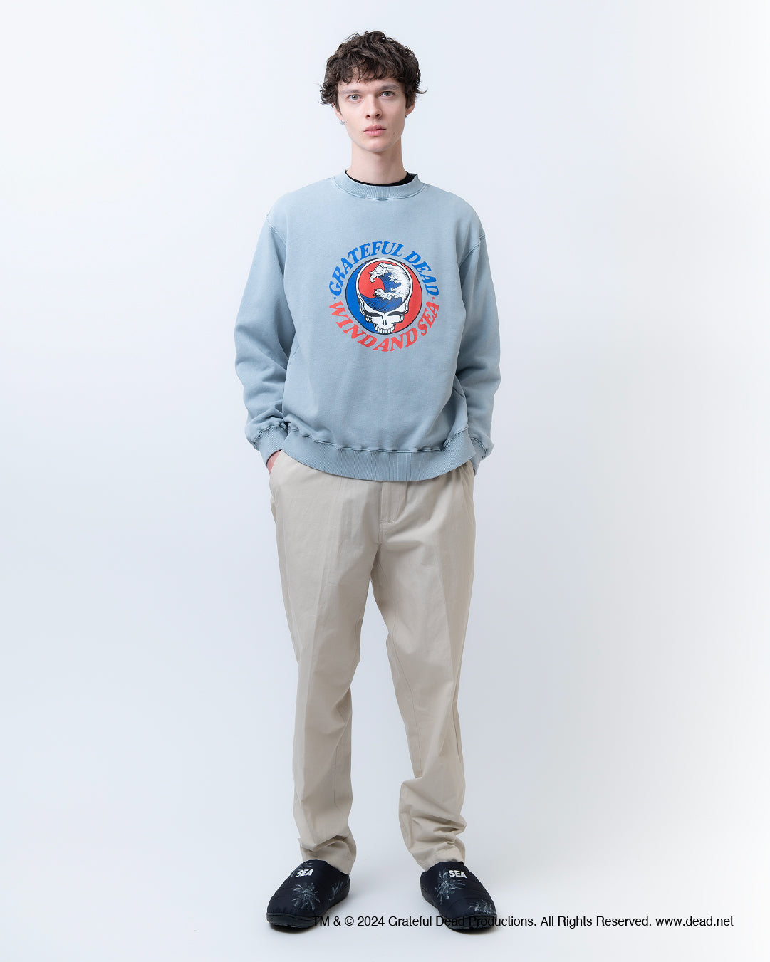 Grateful Dead x WDS Sulfer CrewNeck Sweatshirt