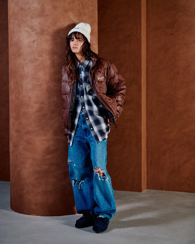 Fringe Flannel Plaid Shirt