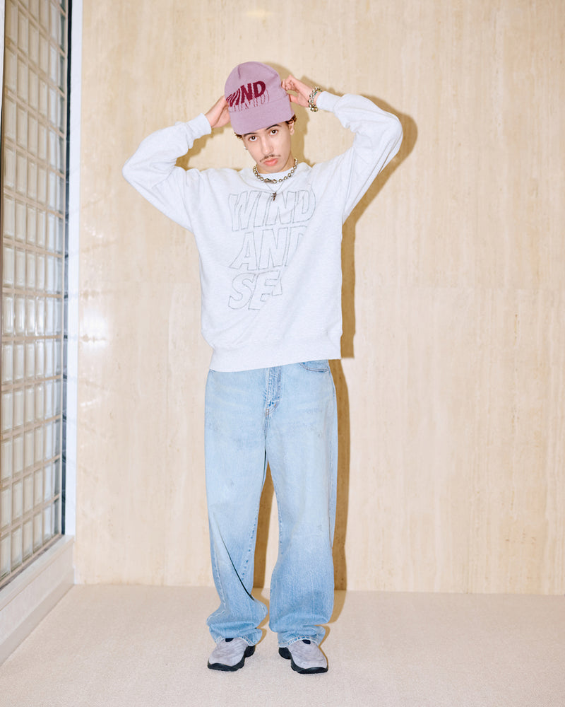 Metallic Crewneck Sweatshirt