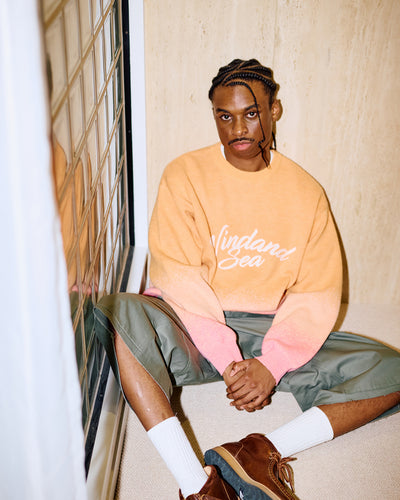 Jacquard Gradation Knit Sweater