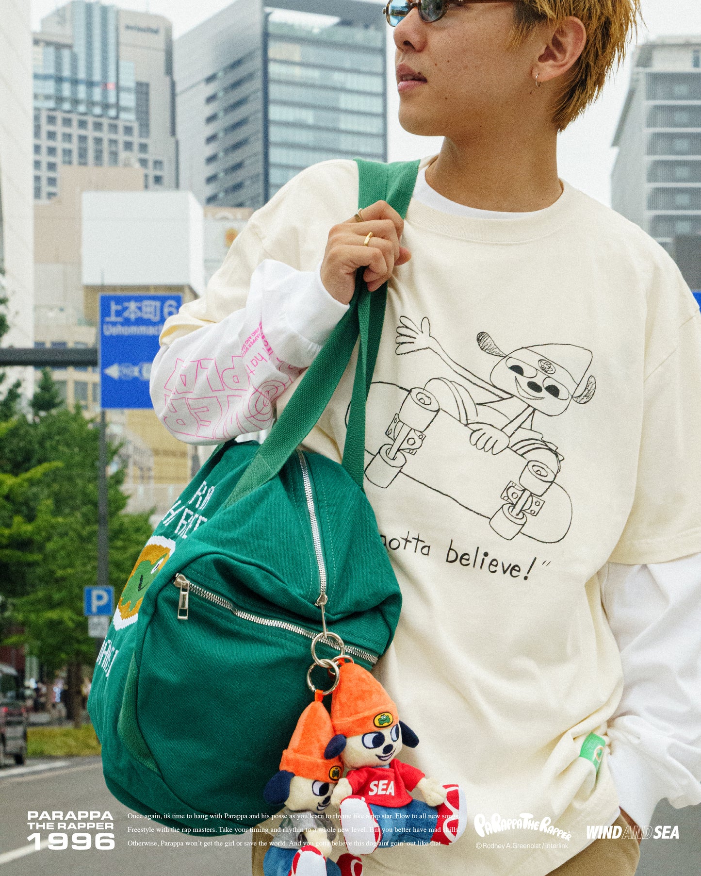PARAPPA x WDS PJ BERRI L/S TEE