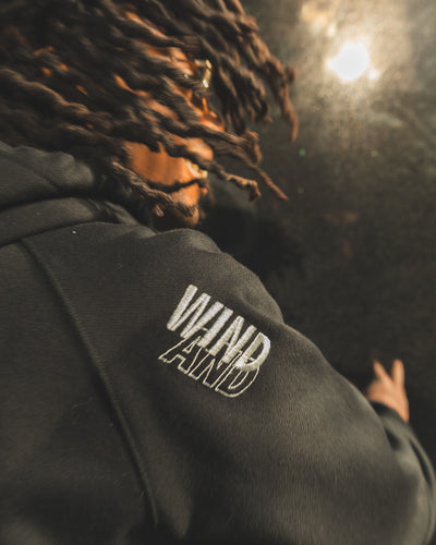Switching Hooded Sweat Shirt
