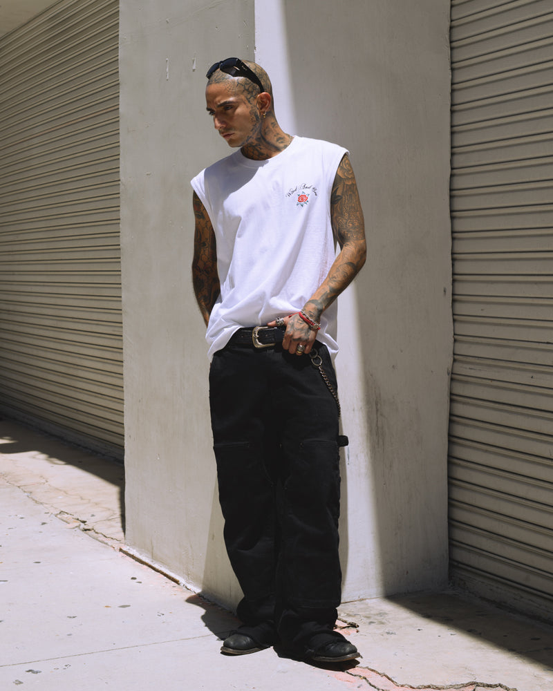 ROSE LOGO NO SLEEVE TEE