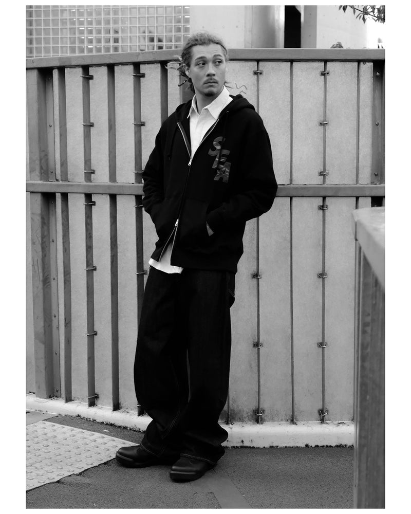 CAMO SEA ZIP UP SWEATSHIRT