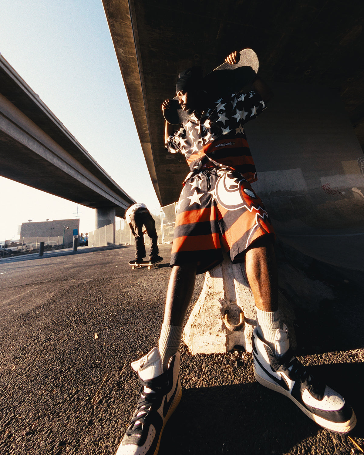 スポーツトイ・アクショントイ Wave - Static Co. toy machine x WDS AMERICAN MONSTER SHORTS – WIND AND SEA
