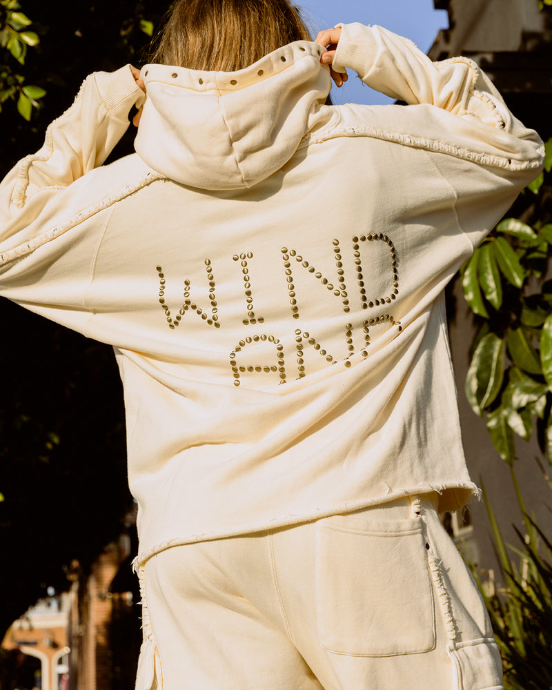 Sulfer Acid C-off Hooded sweatshirt