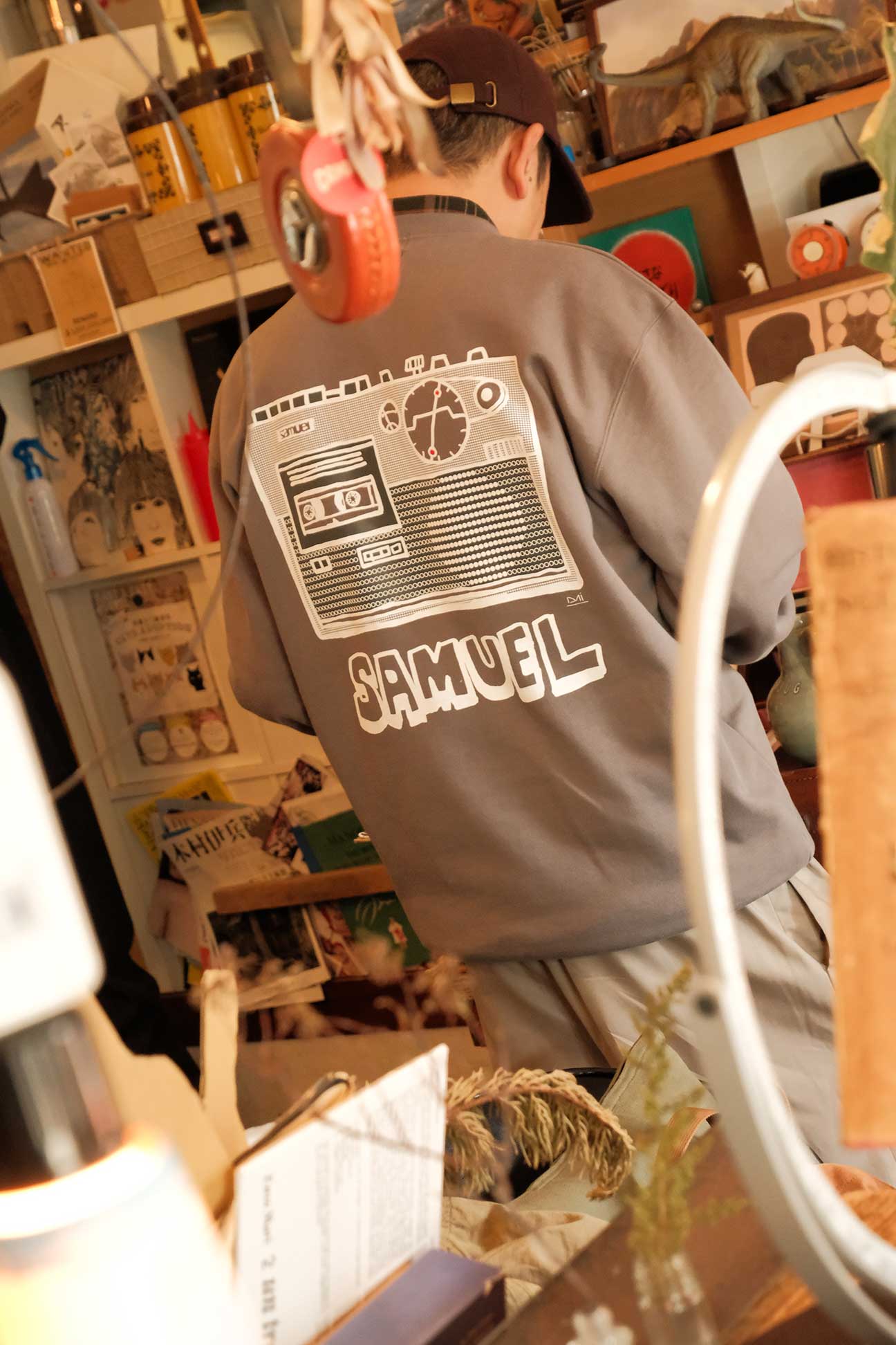 SAMUEL x WDS Crewneck Sweatshirt (Radio Cassete)