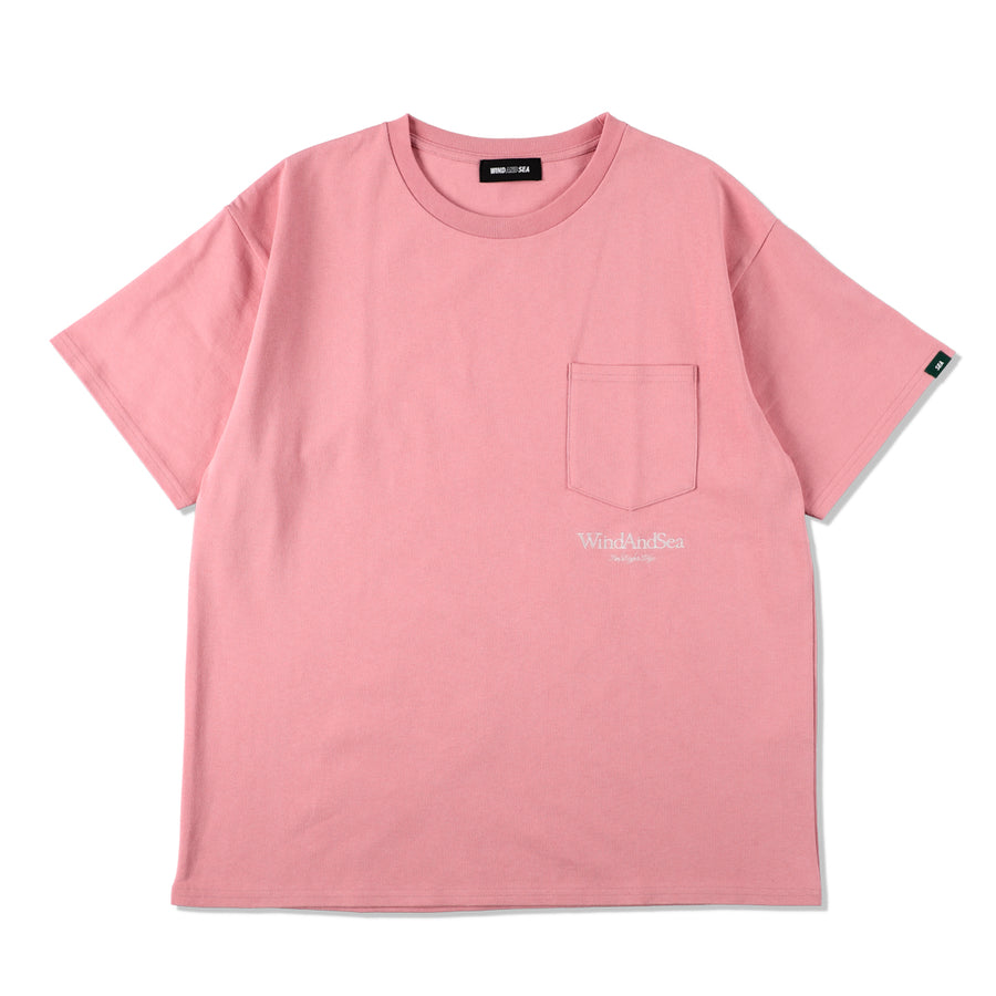 SDT Color Pocket S/S  tee / P-PINK