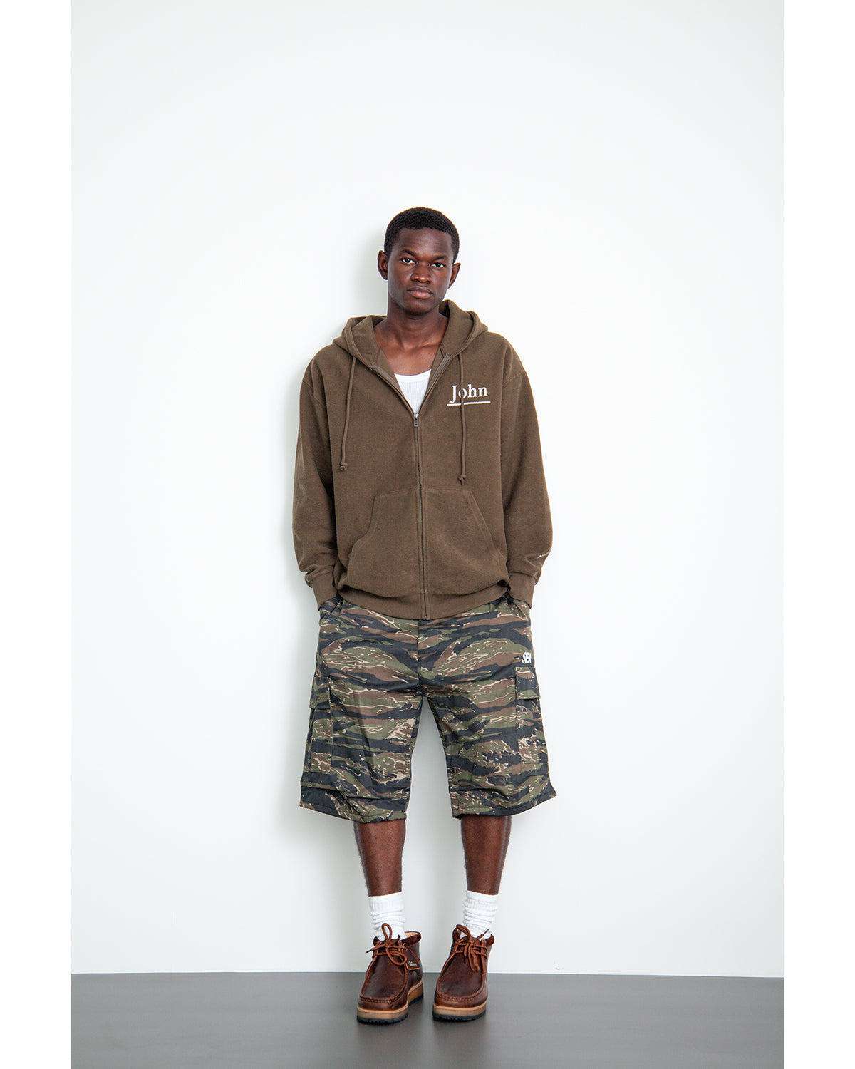 Brushed Zip Up Sweatshirt