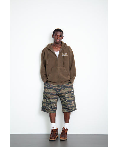 Brushed Zip Up Sweatshirt