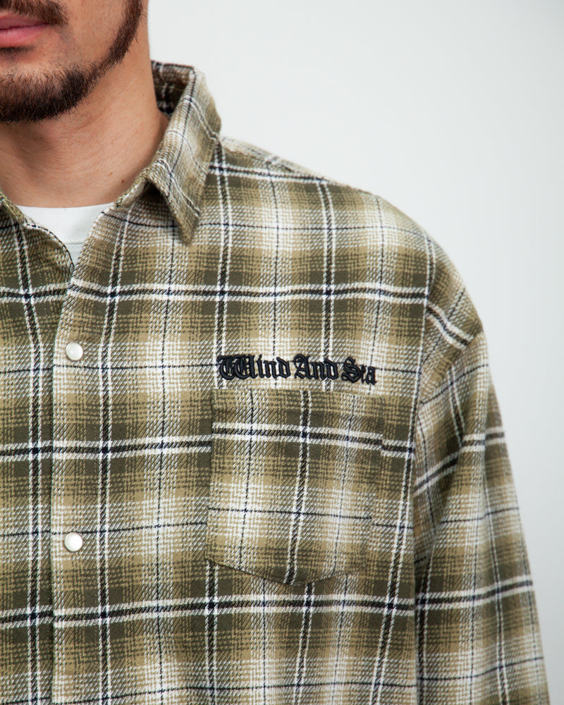 Gradation Flannel Shirt