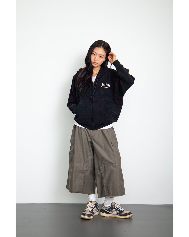 Brushed Zip Up Sweatshirt