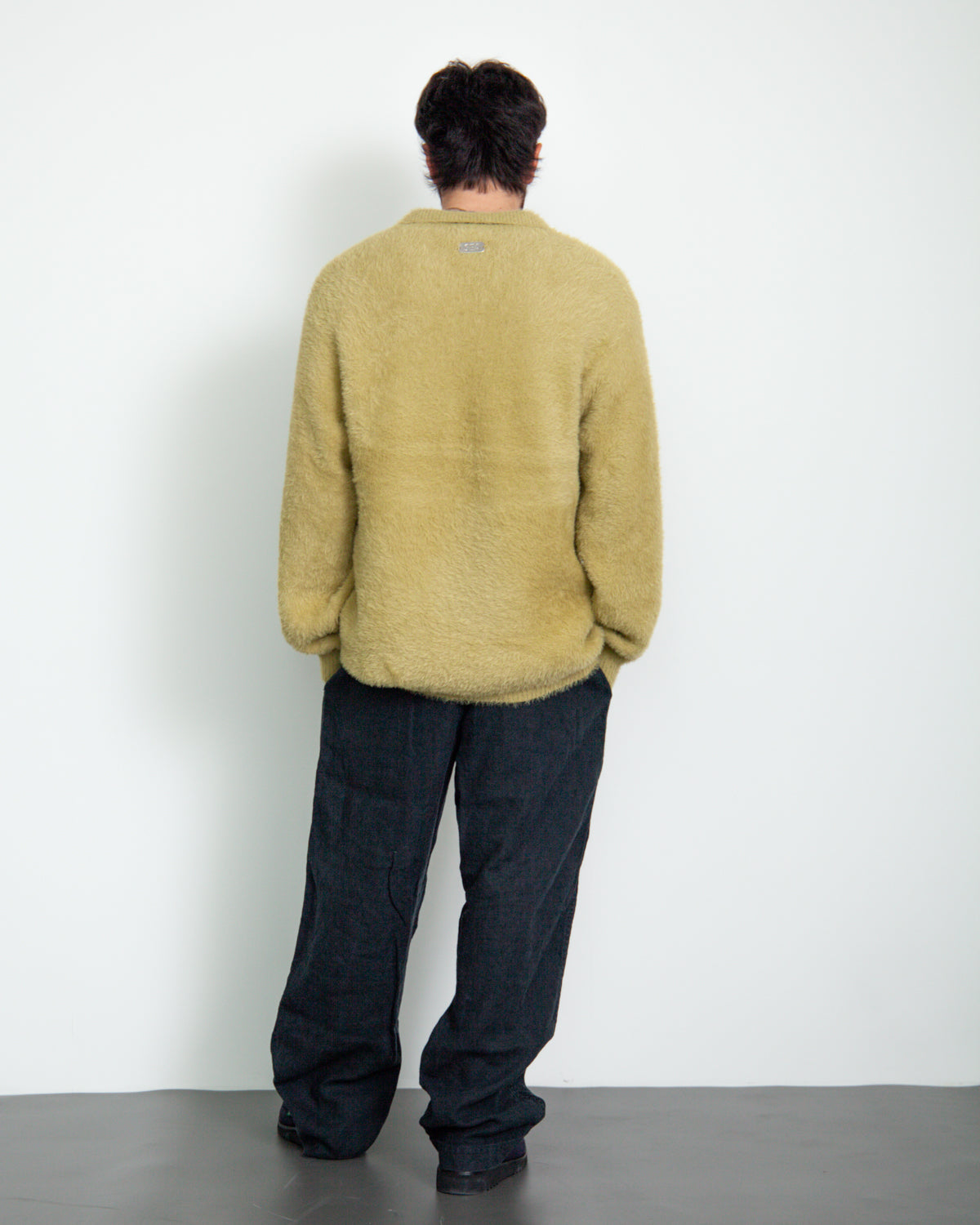 Shaggy Knit L/S Polo