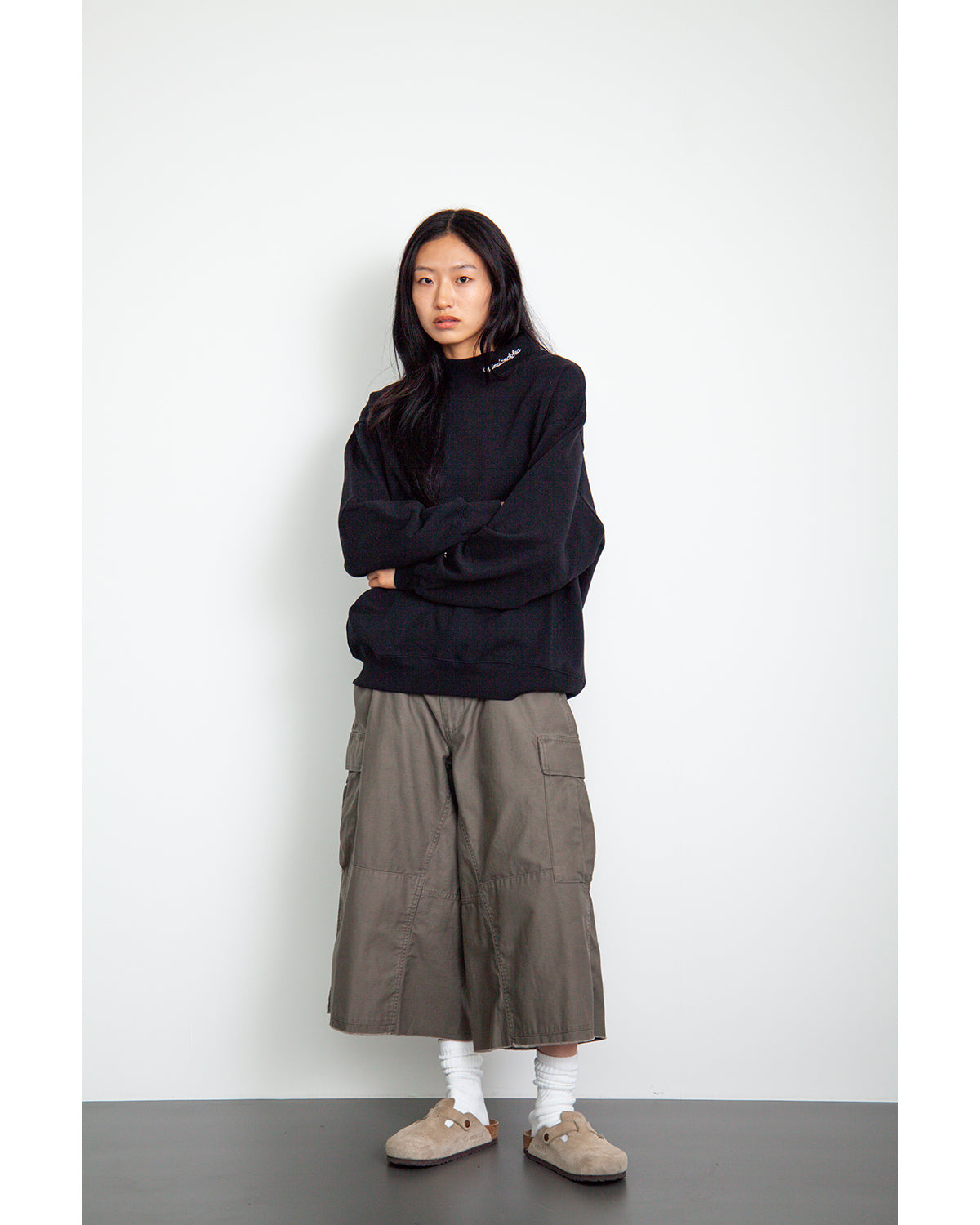 Mock Neck Sweatshirt