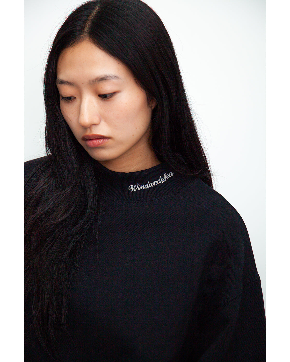 Mock Neck Sweatshirt