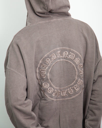 Circle Logo Zip Up Sweatshirt
