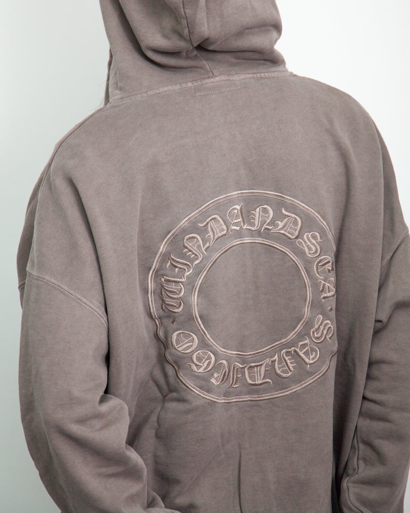 Circle Logo Zip Up Sweatshirt