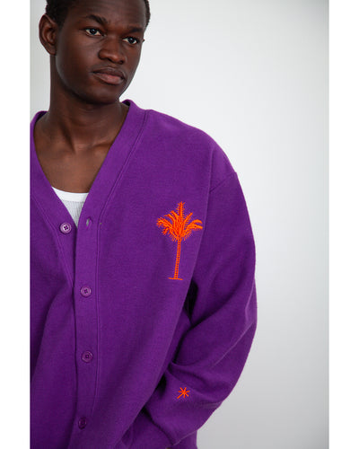Palm Tree Sweat Cardigan