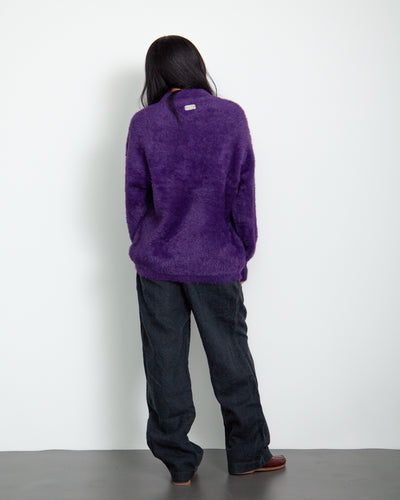 Shaggy Knit L/S Polo