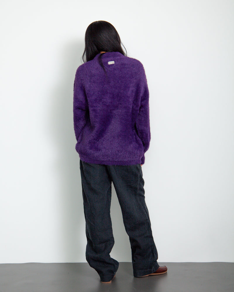 Shaggy Knit L/S Polo