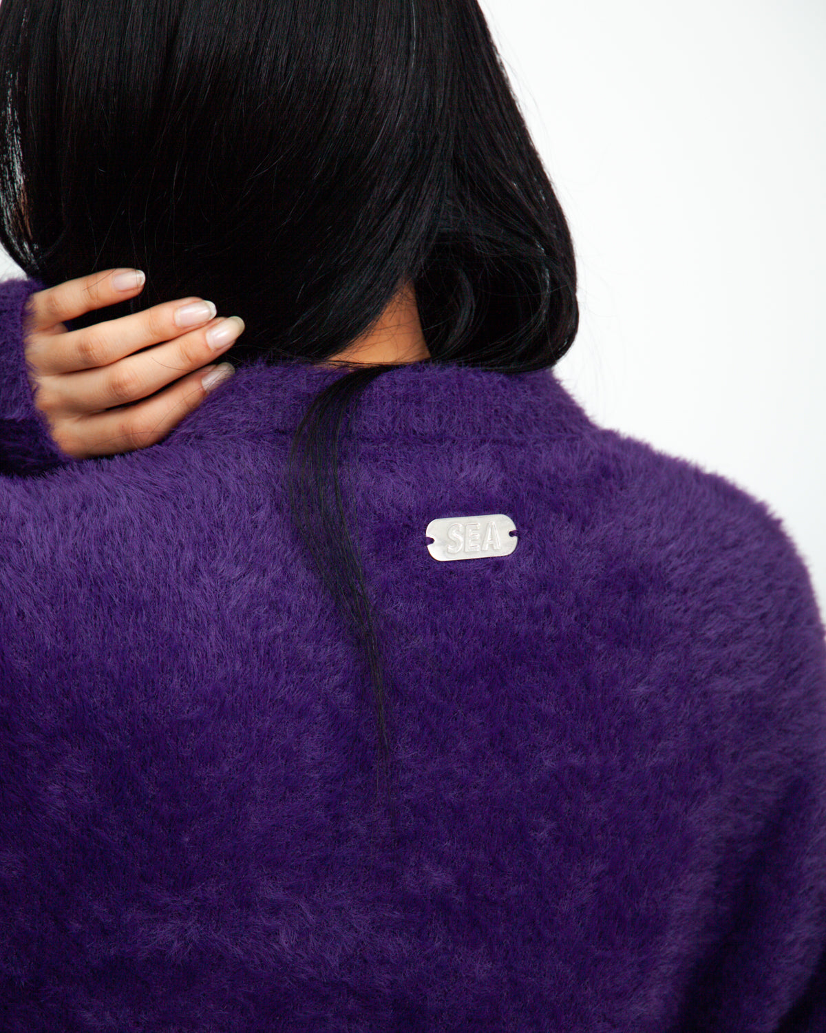 Shaggy Knit L/S Polo