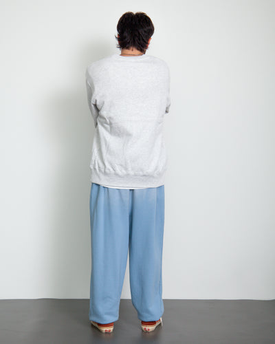 Satin Patch Crewneck Sweatshirt