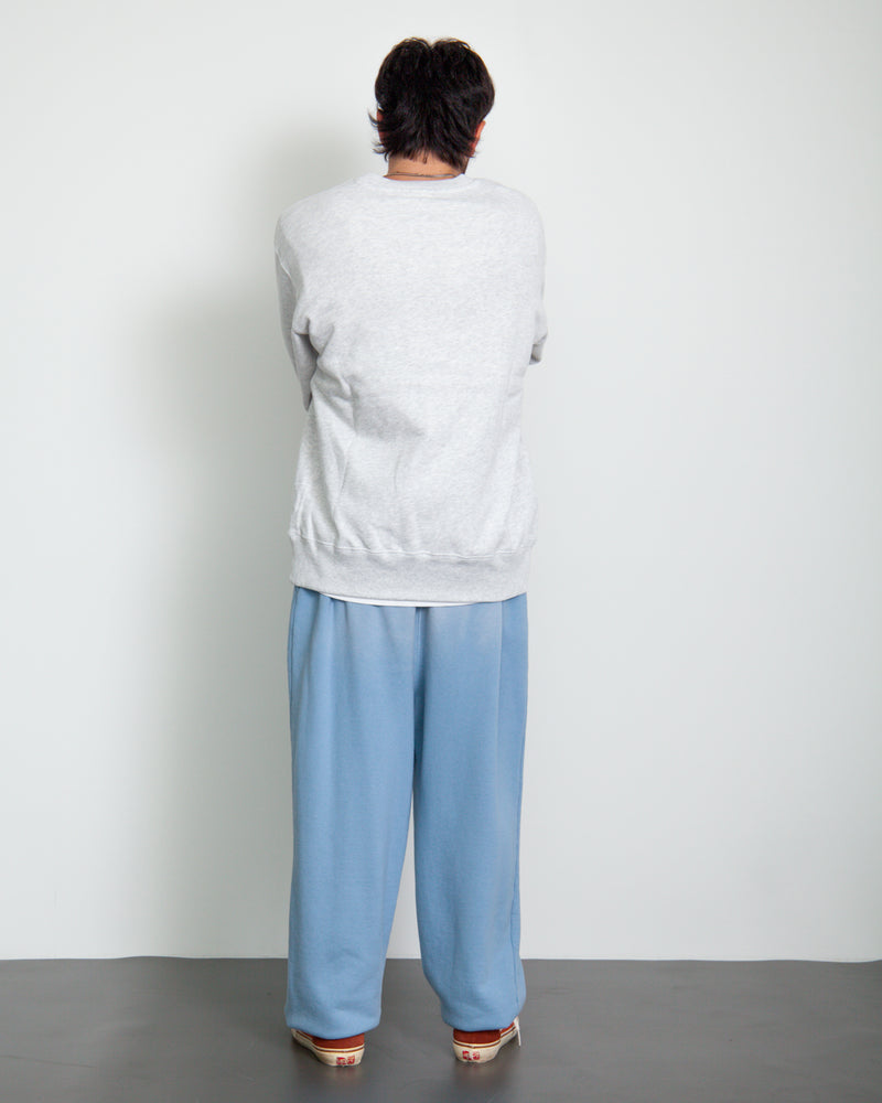 Satin Patch Crewneck Sweatshirt