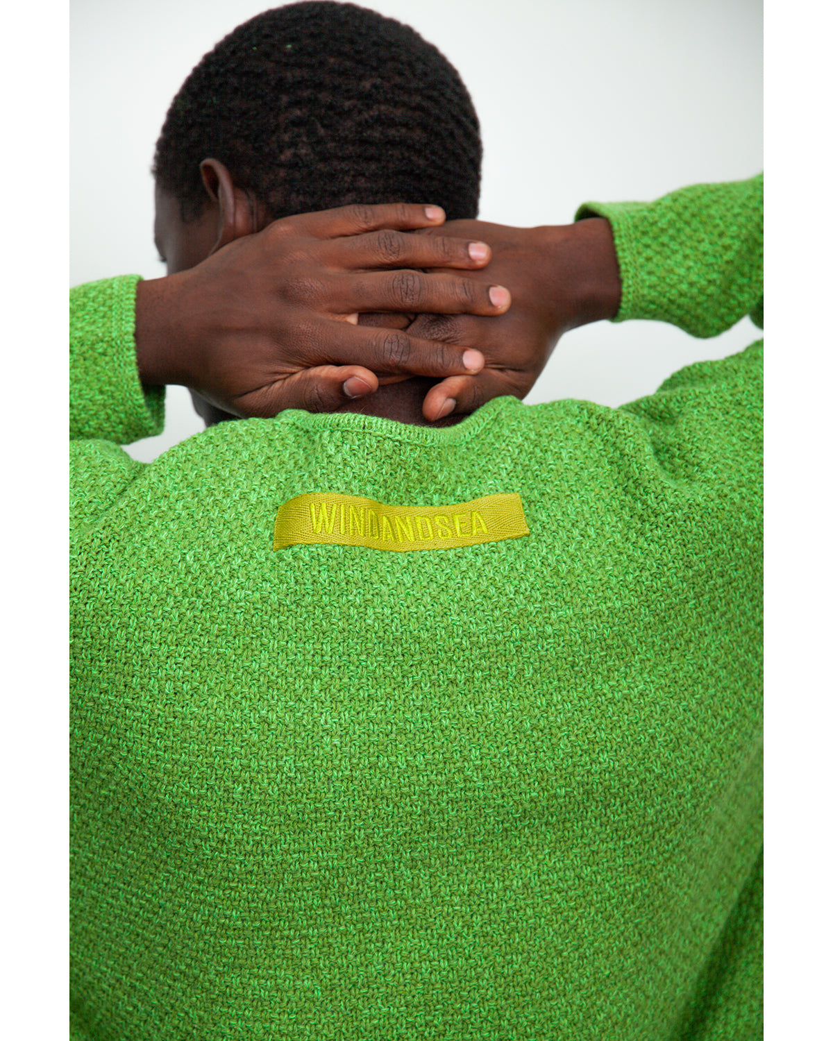 4*0様 蛍光イエロー ニット WIND AND SEA Hand Knitted Sweater – WIND AND SEA