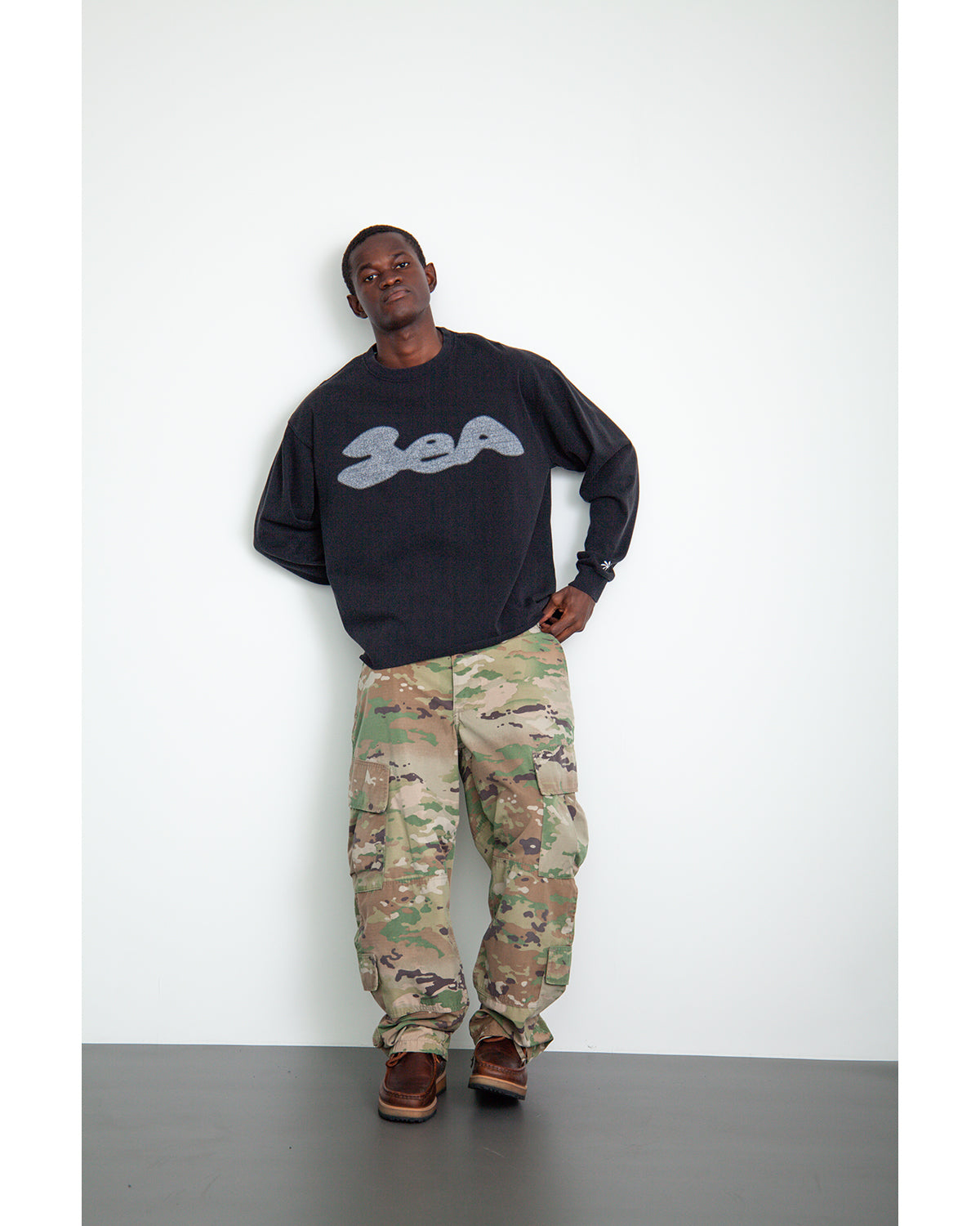 Heptagon Logo L/S Tee – WIND AND SEA