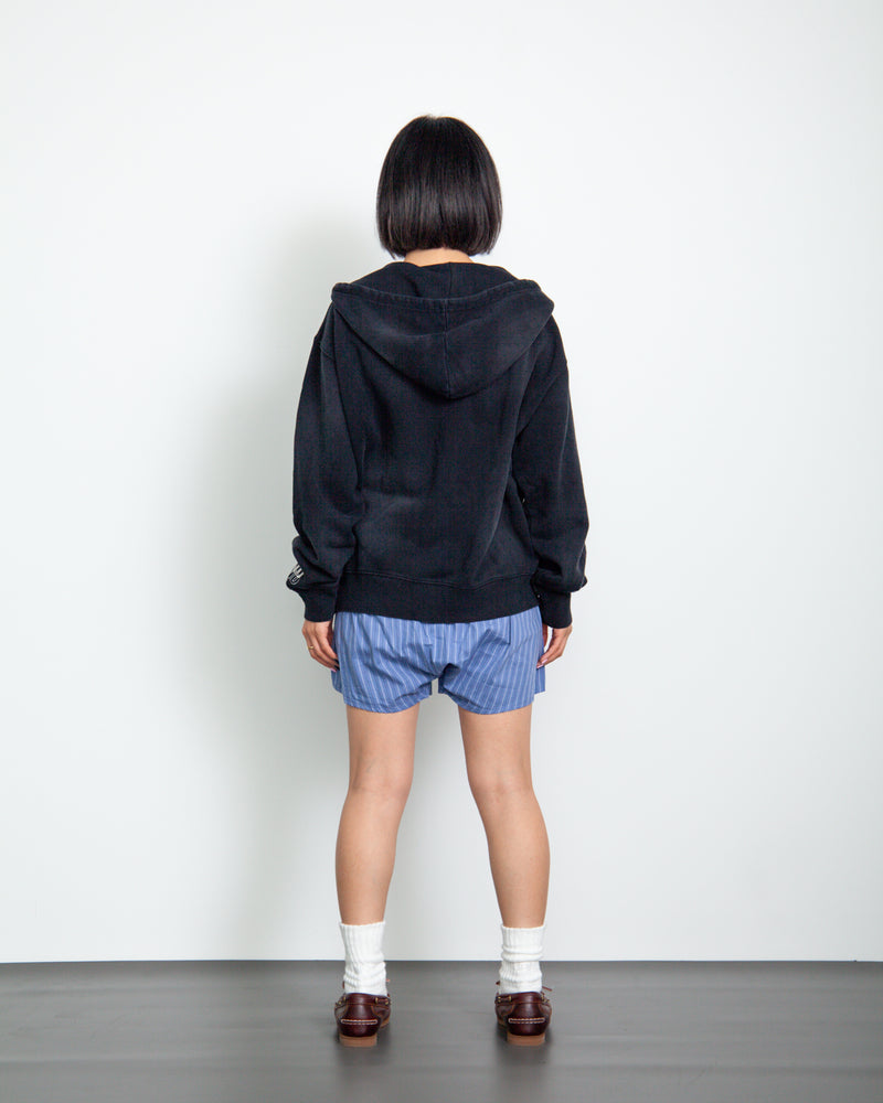 SULFUR DYEING LOGO ZIP SWEATSHIRT