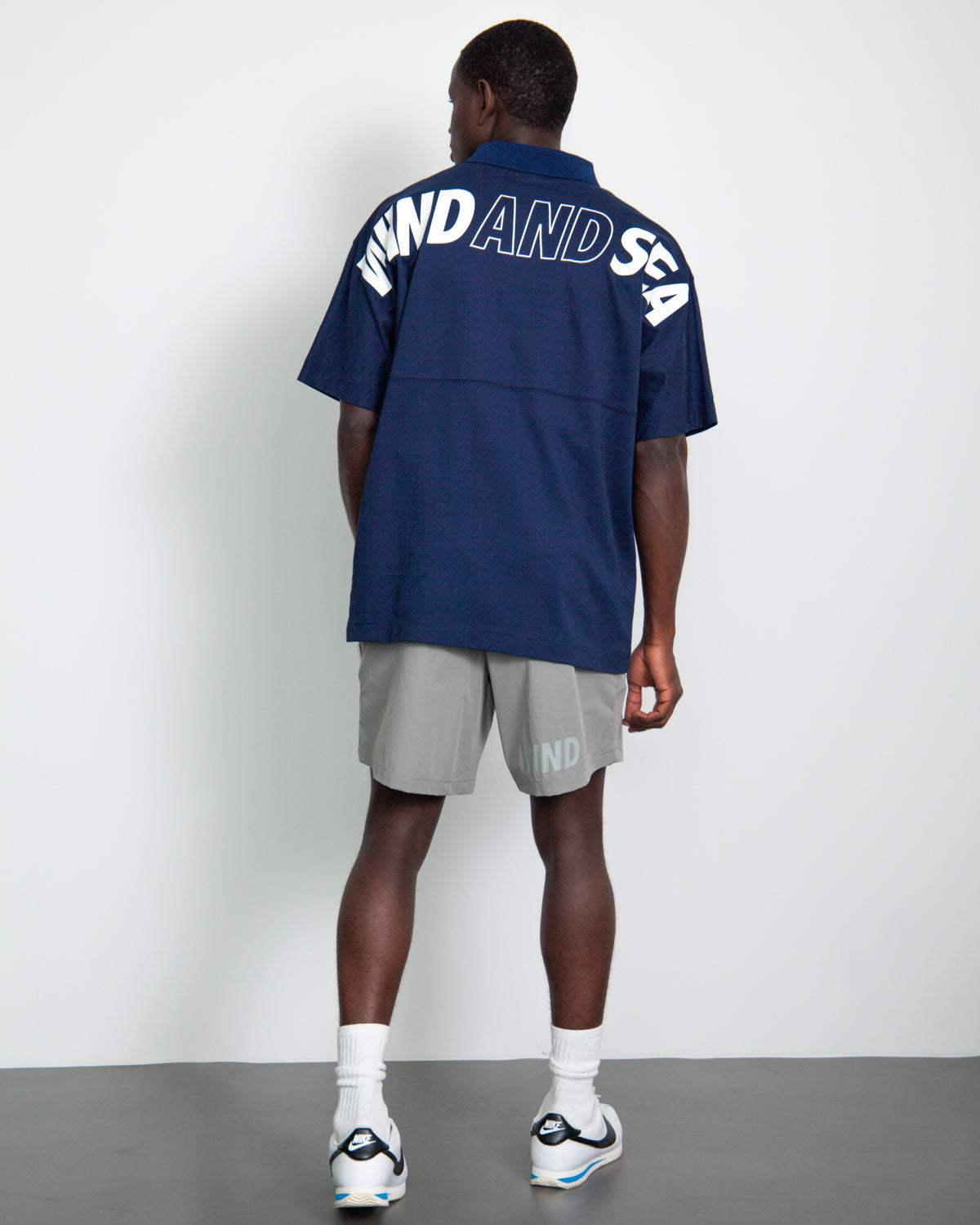 S/S Mock Neck Knit Polo