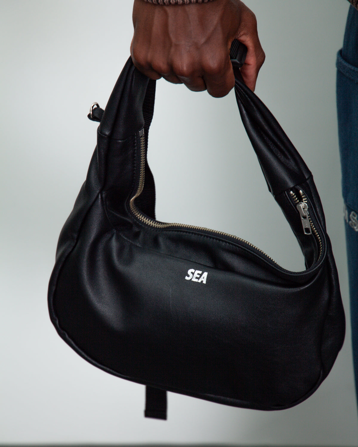 “ALL-DAY” LEATHER SMALL SHOULDER BAG