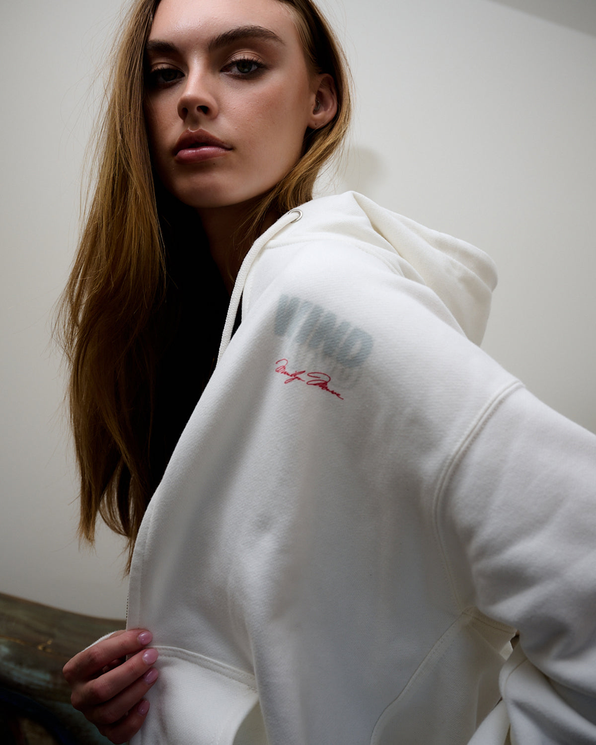 MARILYN MONROE x WDS ZIP HOODED SWEAT SHIRT