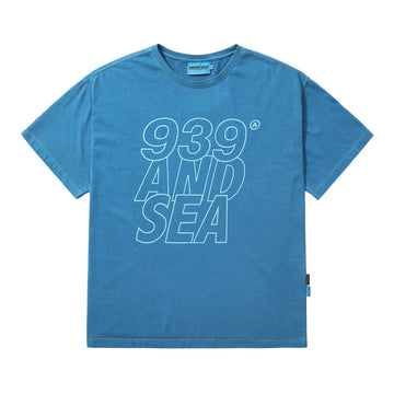 AB x WIND AND SEA T-SHIRTS / BLUE