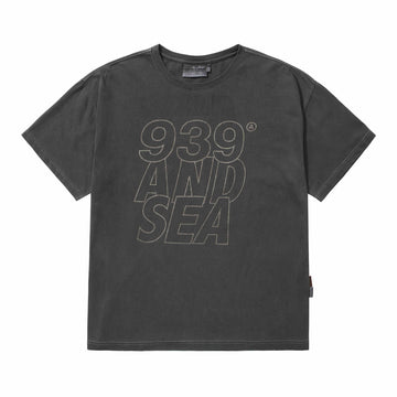 AB x WIND AND SEA T-SHIRTS / CHARCOAL
