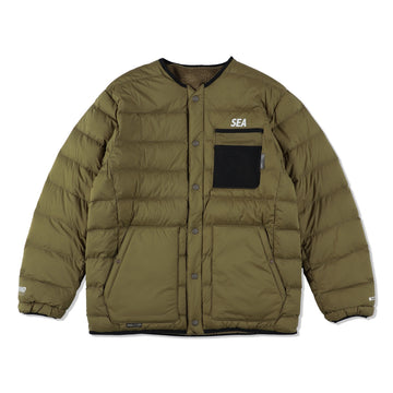 AFD x WDS RV COMFORTABLE DOWN CARDIGAN / OLIVE